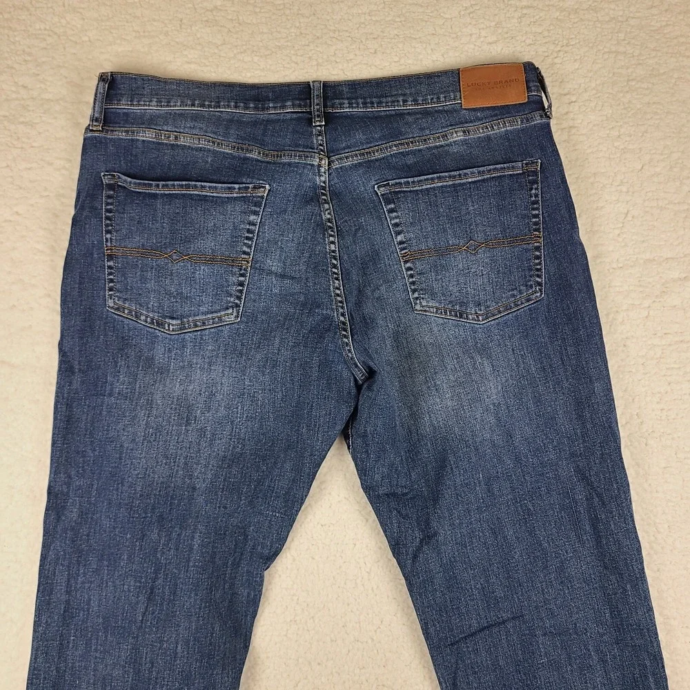 Lucky Brand Jeans‎ Mens 40x30 Blue 221 Straight Leg Dark Wash